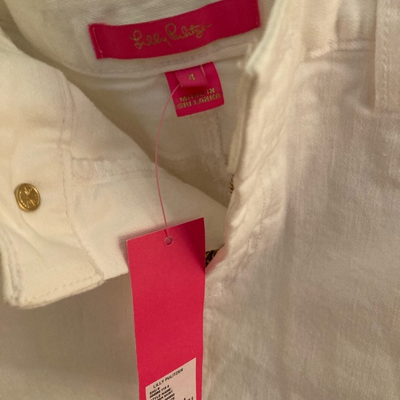 Lilly Pulitzer white denim skirt with tags! - Picture 3 of 3